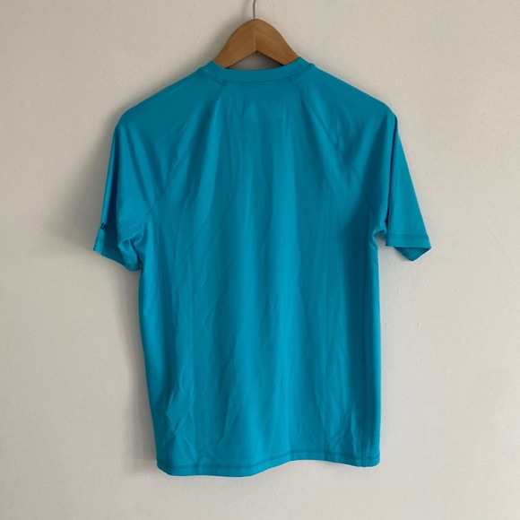 Abercrombie Kids. Short Sleeve Logo Rashguard. Blue, Boys Size 15/16.  NWT - Picture 2 of 8